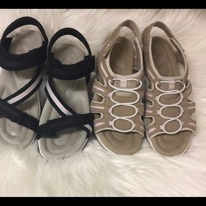 Two Pairs of Ryka Women’s Sandals Size 9.5 M